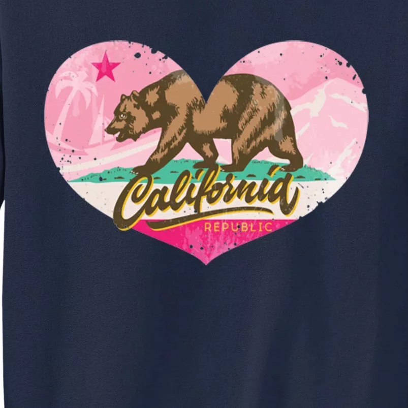 California Republic Heart Tall Sweatshirt