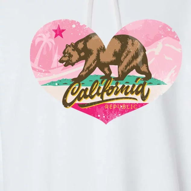 California Republic Heart Garment-Dyed Fleece Hoodie