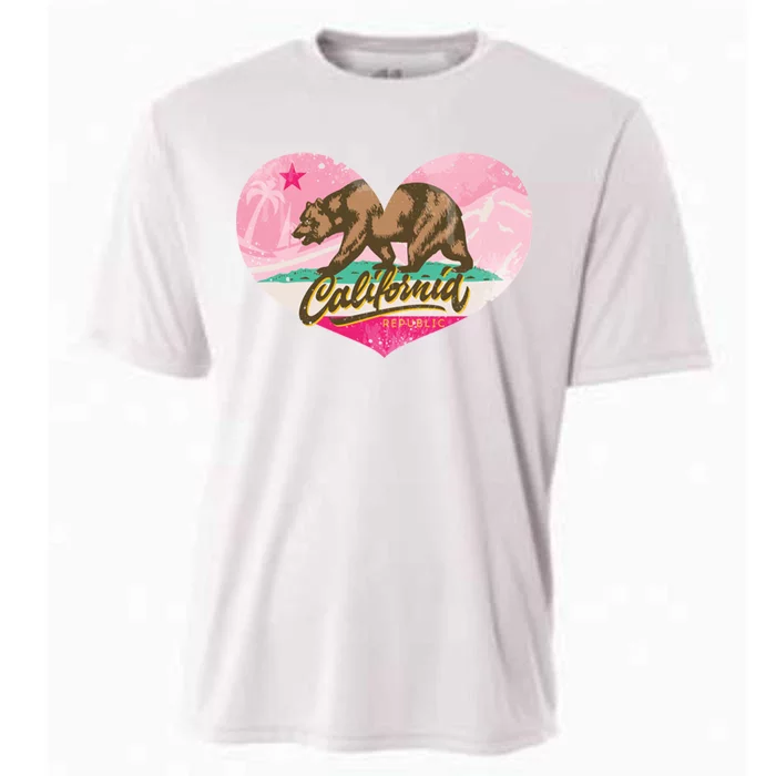 California Republic Heart Cooling Performance Crew T-Shirt