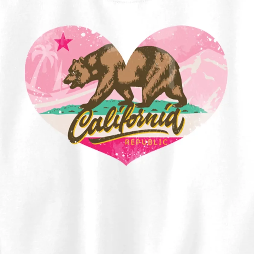 California Republic Heart Kids Sweatshirt