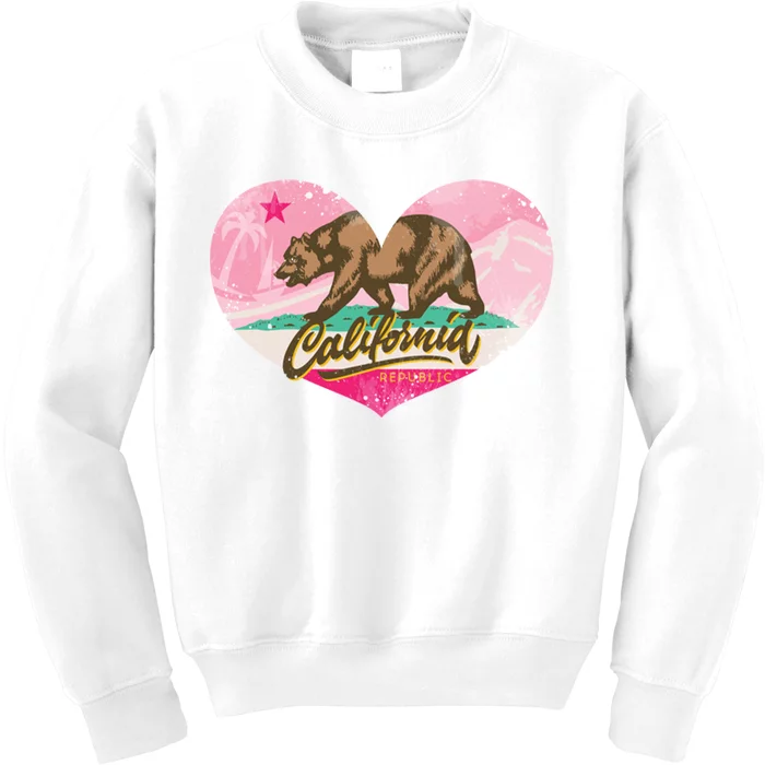 California Republic Heart Kids Sweatshirt