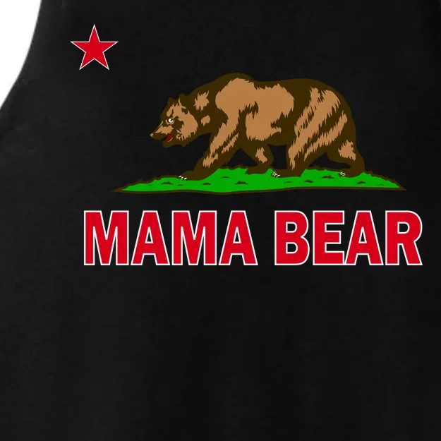 California Republic Mama Bear Ladies Tri-Blend Wicking Tank