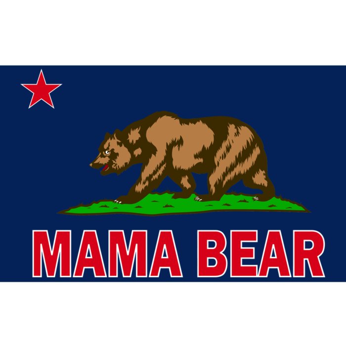 California Republic Mama Bear Bumper Sticker