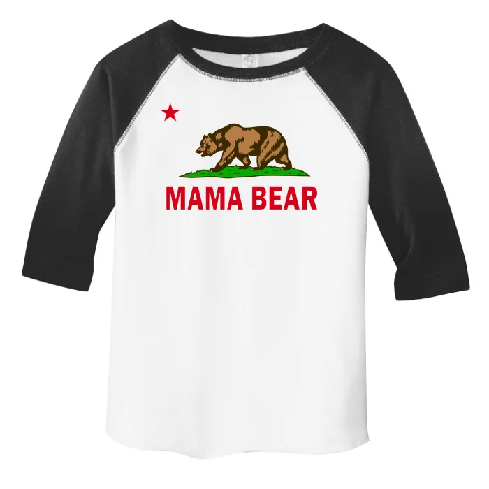 California Republic Mama Bear Toddler Fine Jersey T-Shirt