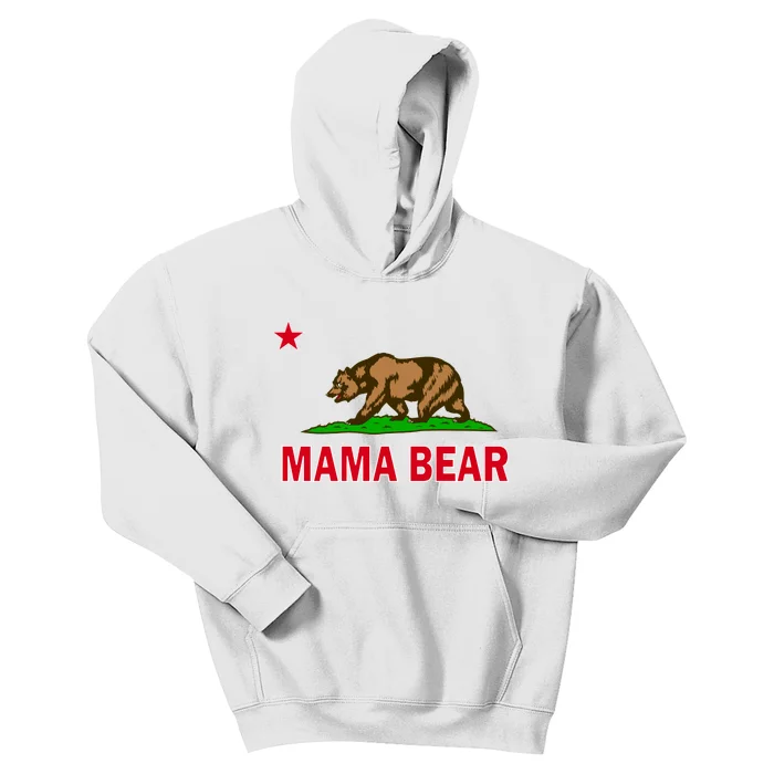 California Republic Mama Bear Kids Hoodie