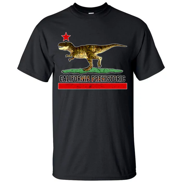 California Republic Prehistoric T-Rex Tall T-Shirt