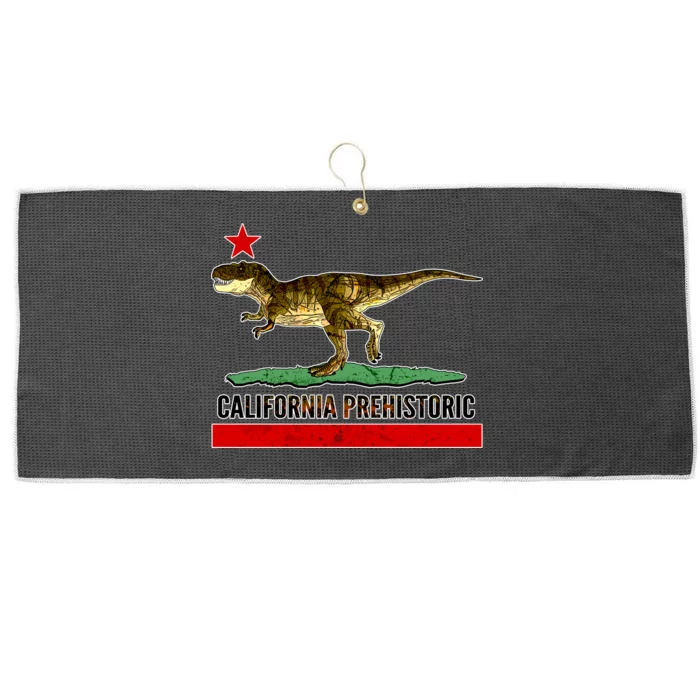 California Republic Prehistoric T-Rex Large Microfiber Waffle Golf Towel