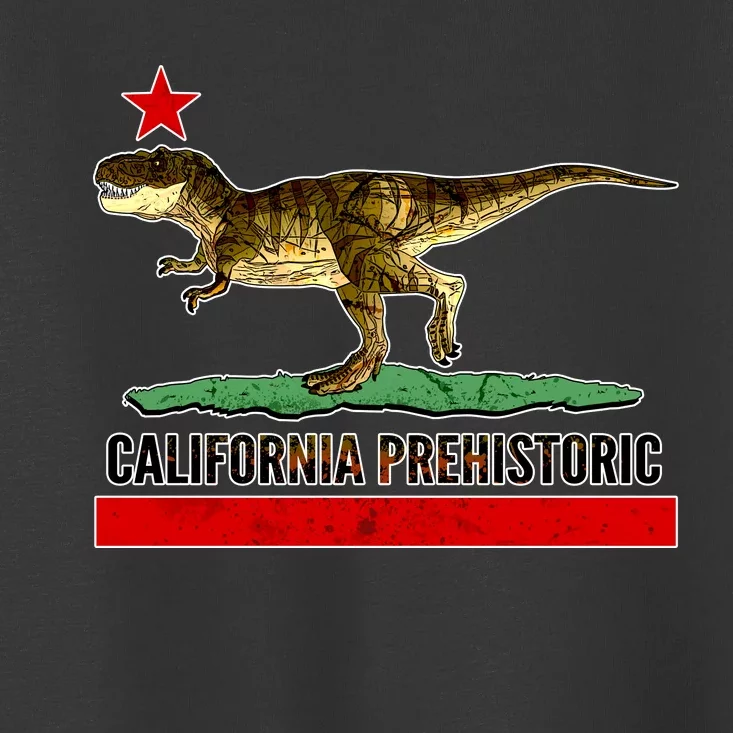 California Republic Prehistoric T-Rex Toddler T-Shirt