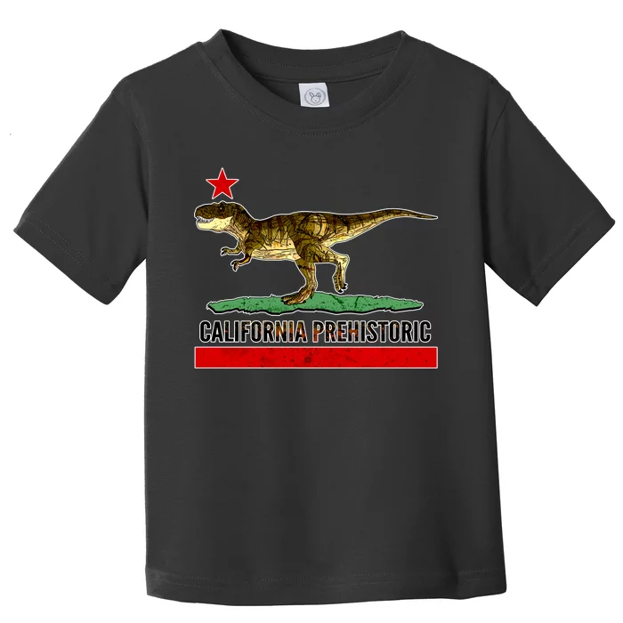 California Republic Prehistoric T-Rex Toddler T-Shirt