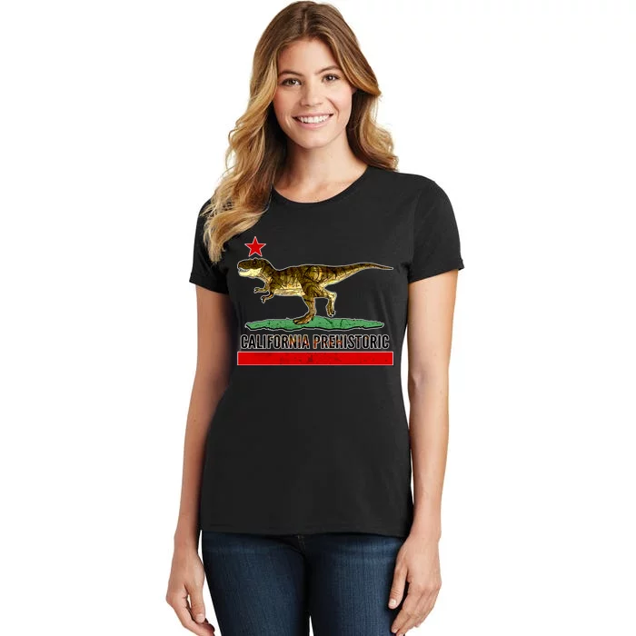 California Republic Prehistoric T-Rex Women's T-Shirt