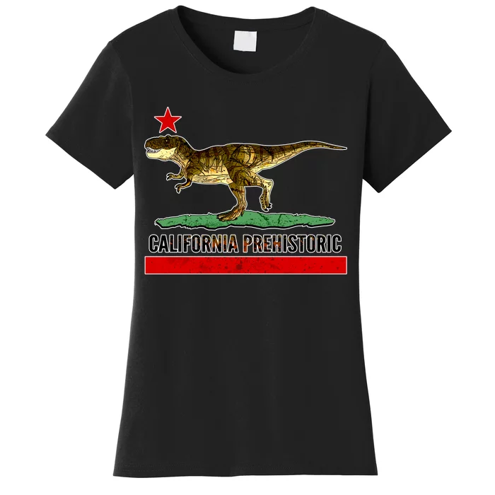 California Republic Prehistoric T-Rex Women's T-Shirt