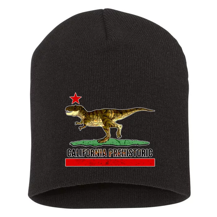 California Republic Prehistoric T-Rex Short Acrylic Beanie