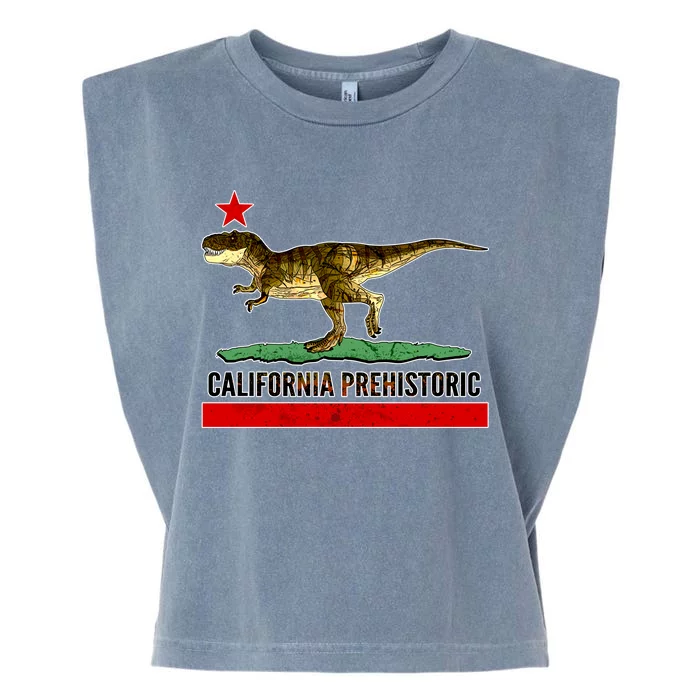 California Republic Prehistoric T-Rex Garment-Dyed Women's Muscle Tee