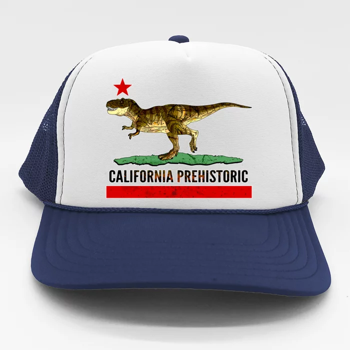 California Republic Prehistoric T-Rex Trucker Hat