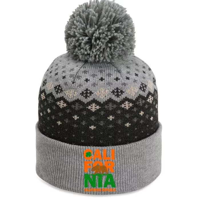 California Republic St. Patrick's Day Irish The Baniff Cuffed Pom Beanie