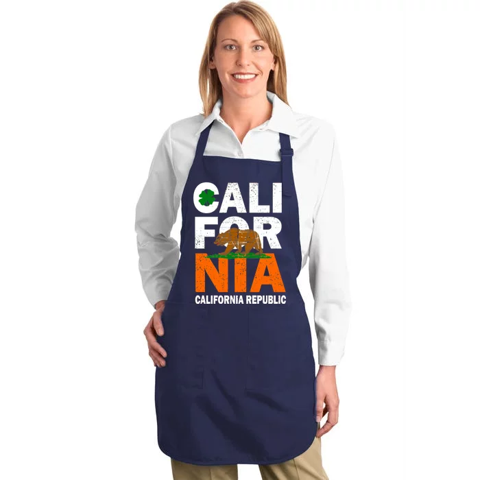 California Republic St. Patrick's Day Irish Full-Length Apron With Pocket