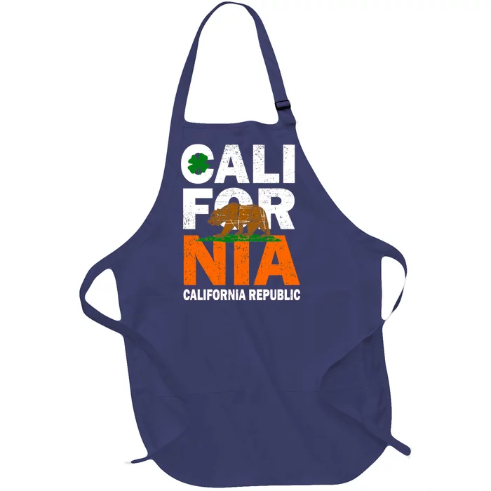 California Republic St. Patrick's Day Irish Full-Length Apron With Pocket