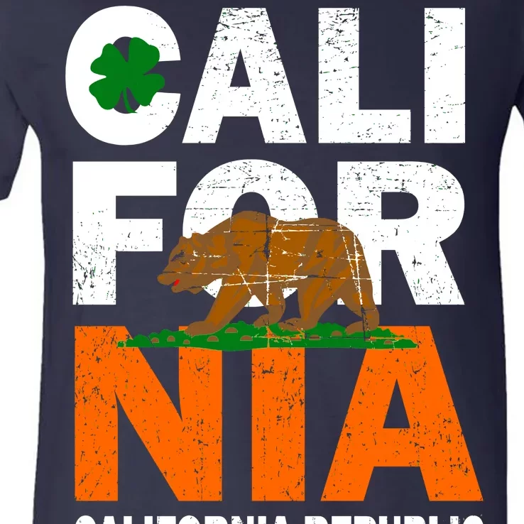 California Republic St. Patrick's Day Irish V-Neck T-Shirt