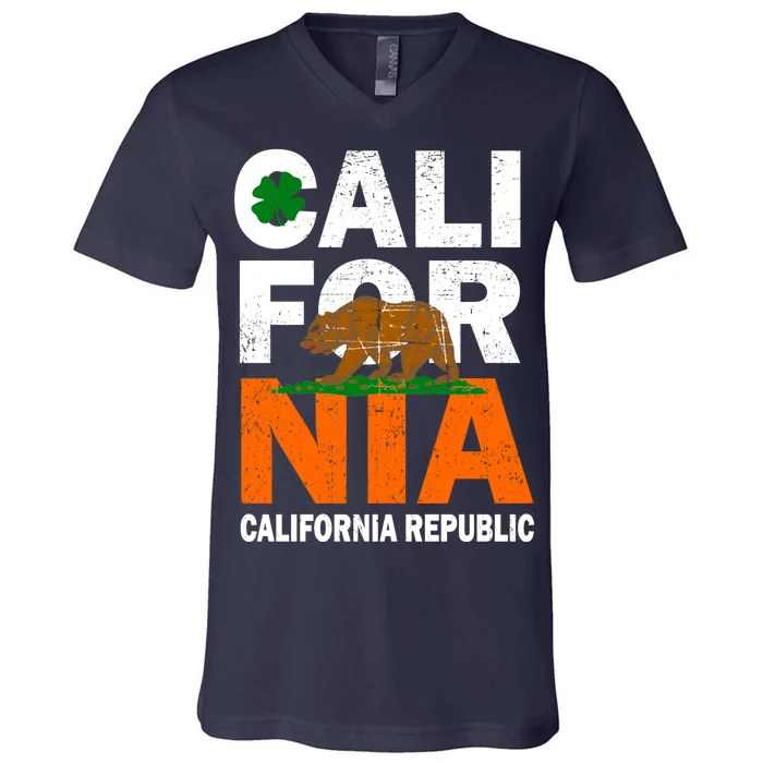 California Republic St. Patrick's Day Irish V-Neck T-Shirt