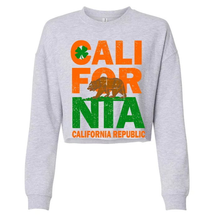 California Republic St. Patrick's Day Irish Cropped Pullover Crew