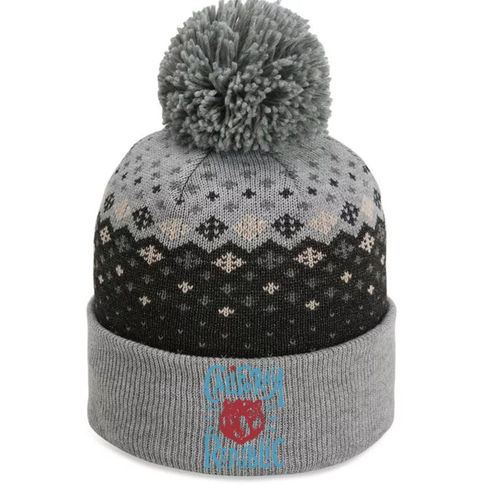 California Republic Vintage The Baniff Cuffed Pom Beanie