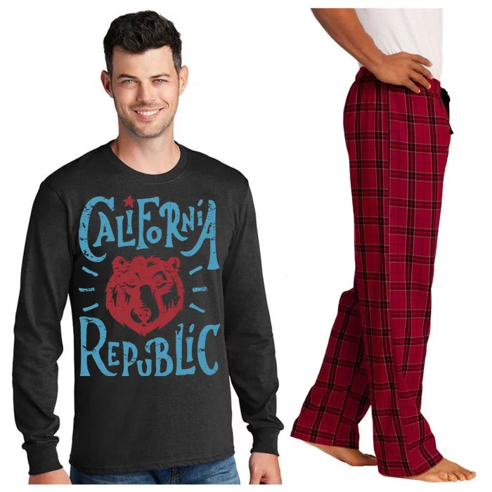 California Republic Vintage Long Sleeve Pajama Set