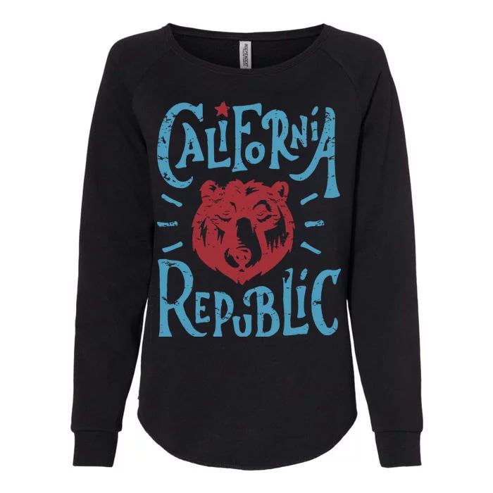 California Republic Vintage Womens California Wash Sweatshirt