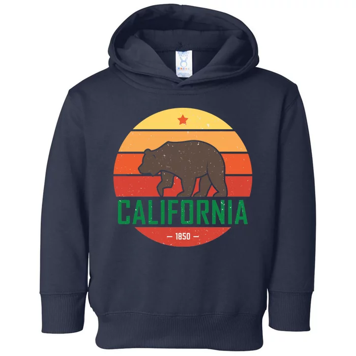 California Retro Circle Toddler Hoodie