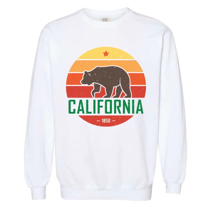 California Retro Circle Garment-Dyed Sweatshirt