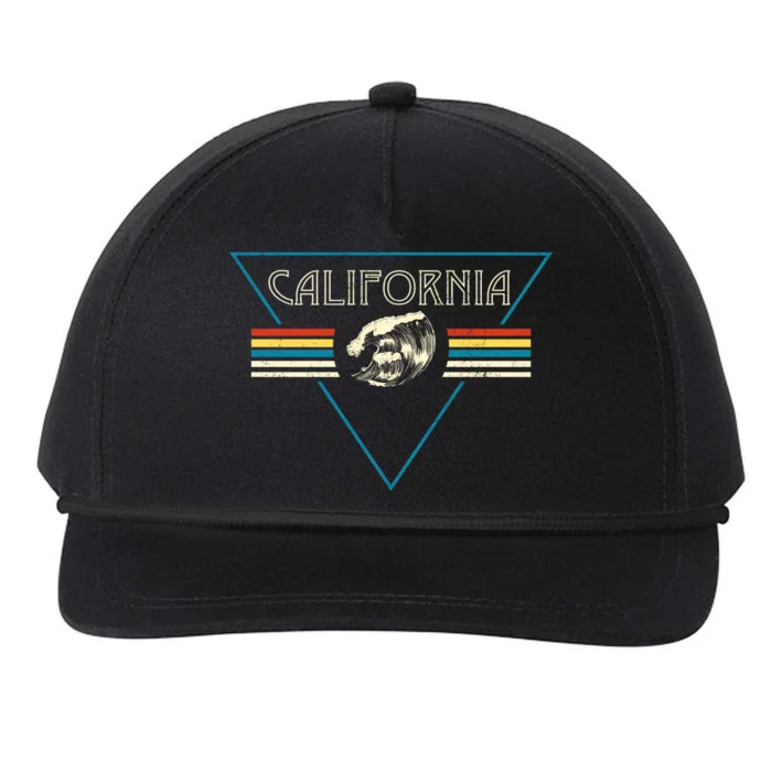 California Retro Vibe Snapback Five-Panel Rope Hat