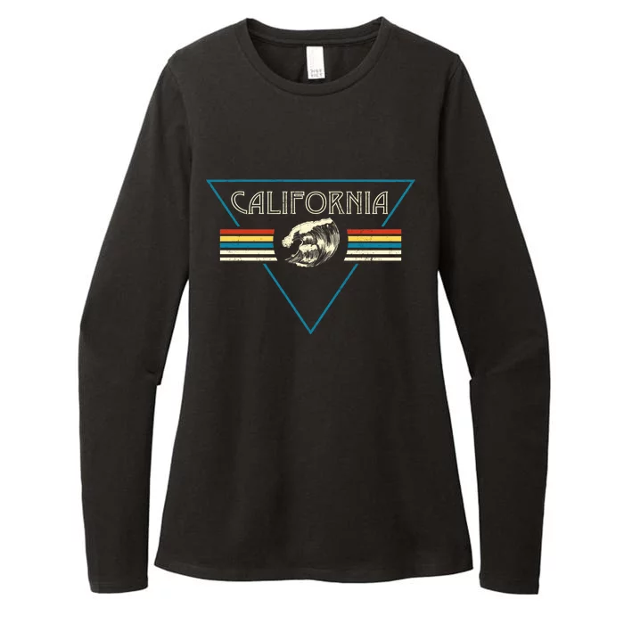 California Retro Vibe Womens CVC Long Sleeve Shirt