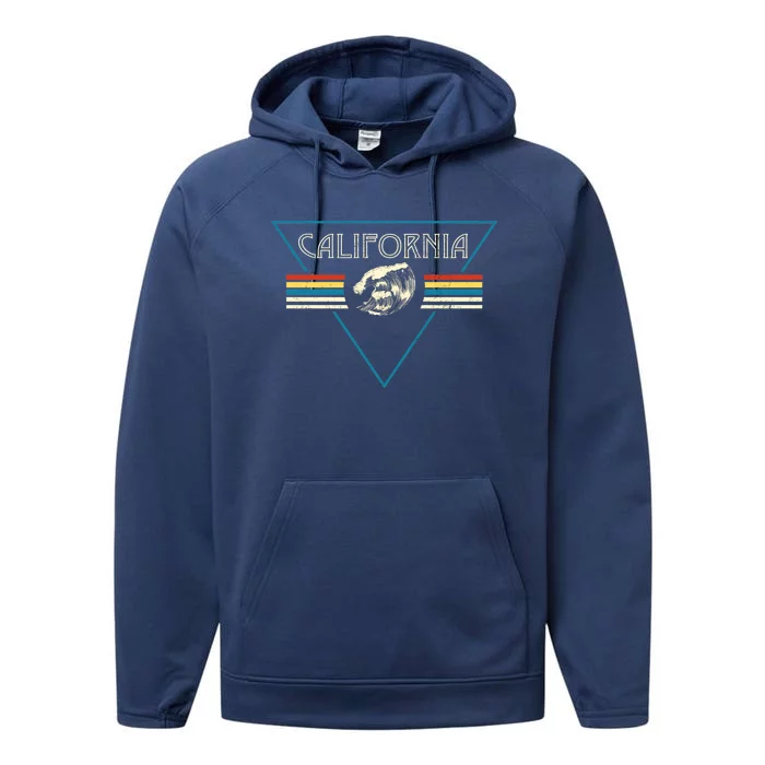 California Retro Vibe Performance Fleece Hoodie