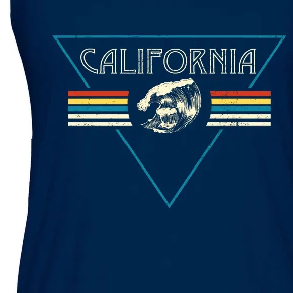 California Retro Vibe Ladies Essential Flowy Tank