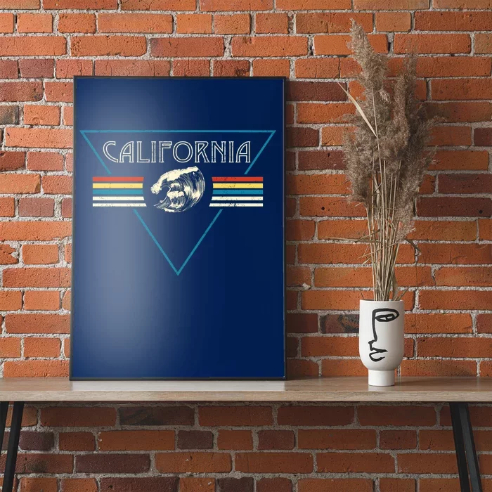 California Retro Vibe Poster