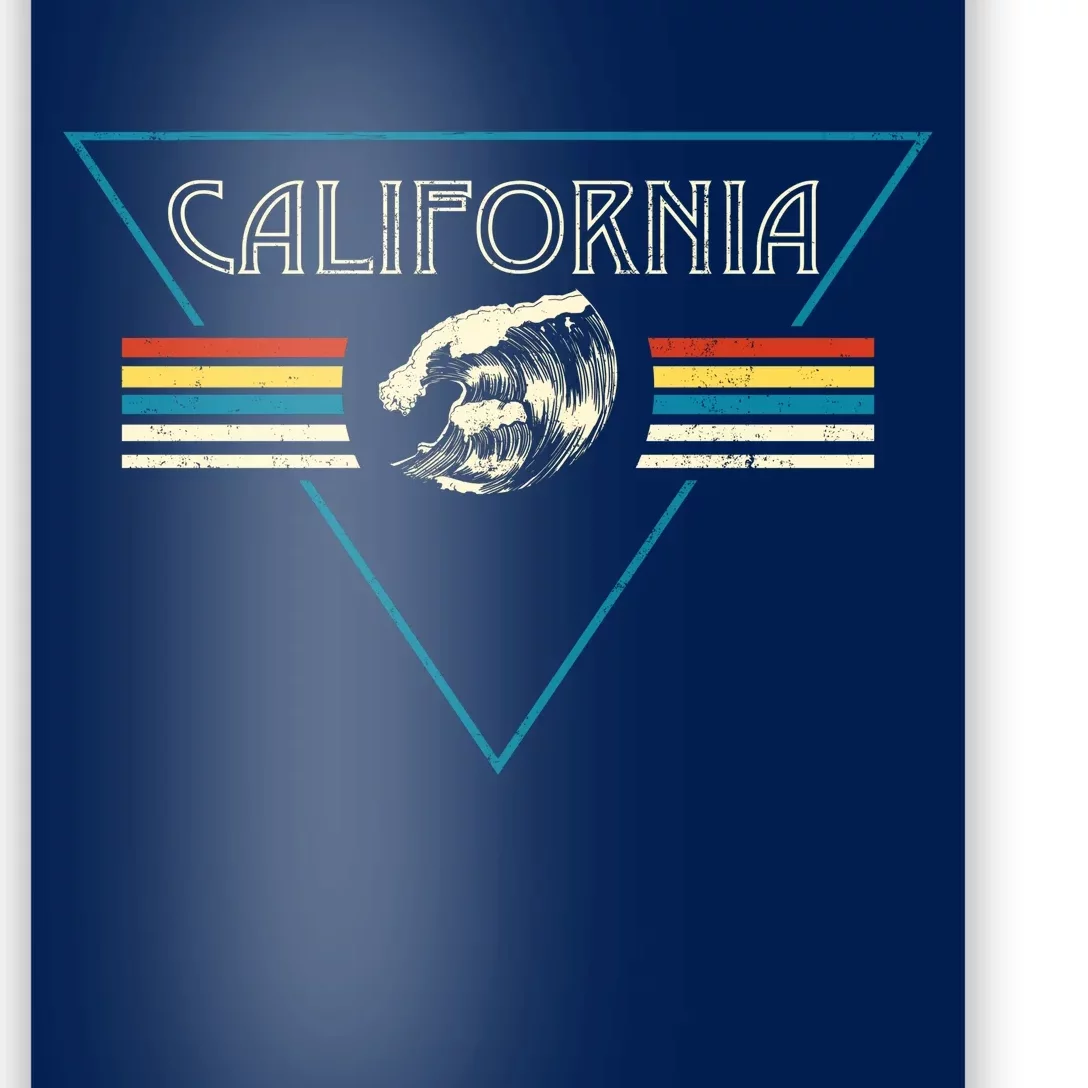 California Retro Vibe Poster