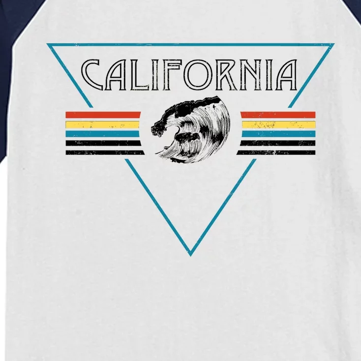 California Retro Vibe Kids Colorblock Raglan Jersey