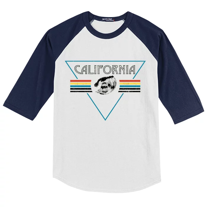 California Retro Vibe Kids Colorblock Raglan Jersey