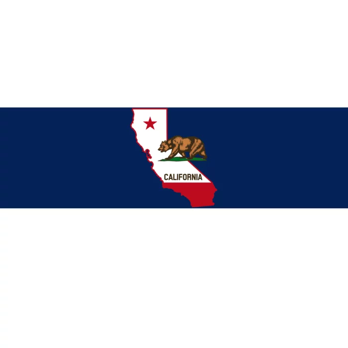 California State Bear Flag Bumper Sticker