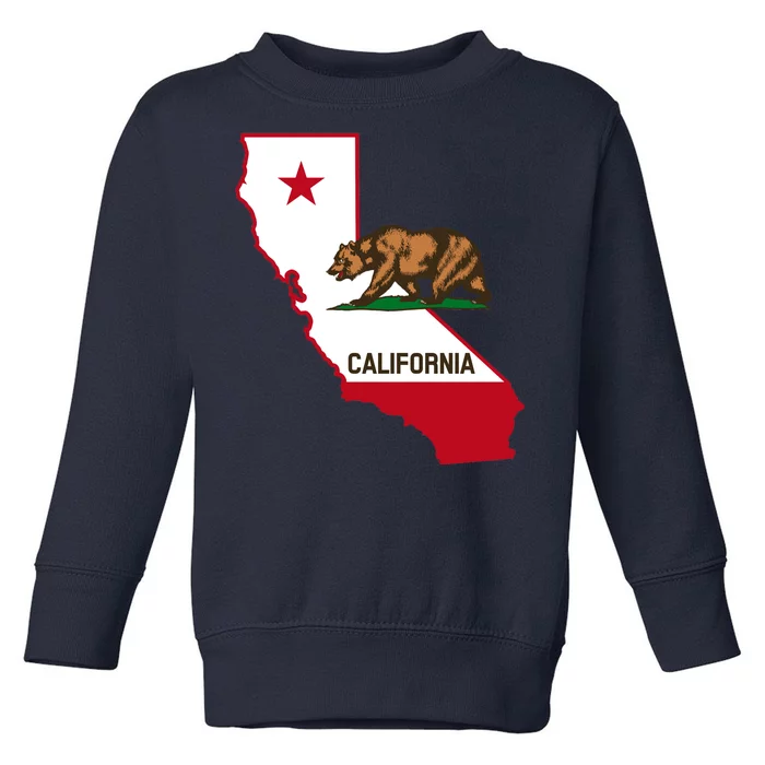 California State Bear Flag Toddler Sweatshirt