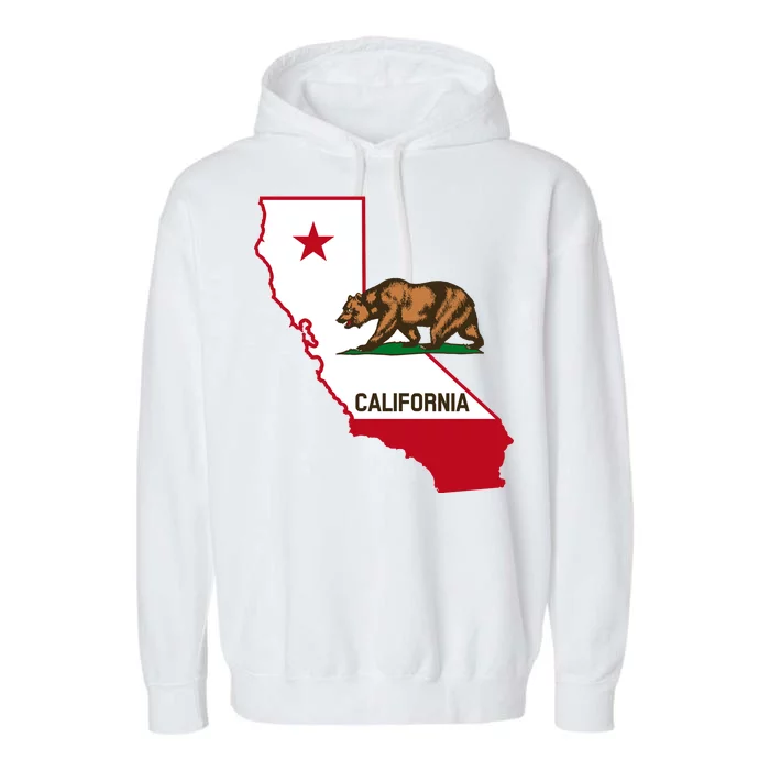 California State Bear Flag Garment-Dyed Fleece Hoodie