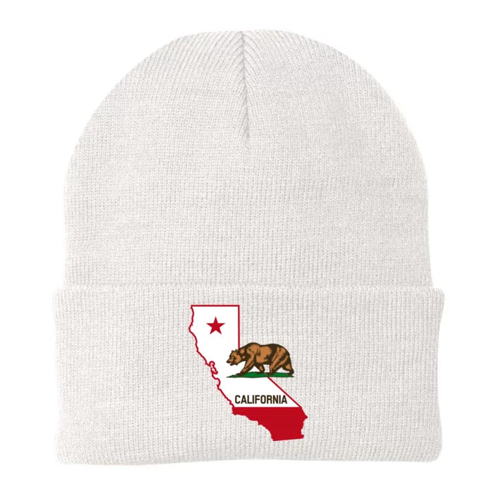 California State Bear Flag Knit Cap Winter Beanie