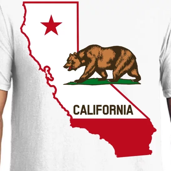 California State Bear Flag Pajama Set