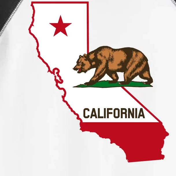 California State Bear Flag Toddler Fine Jersey T-Shirt