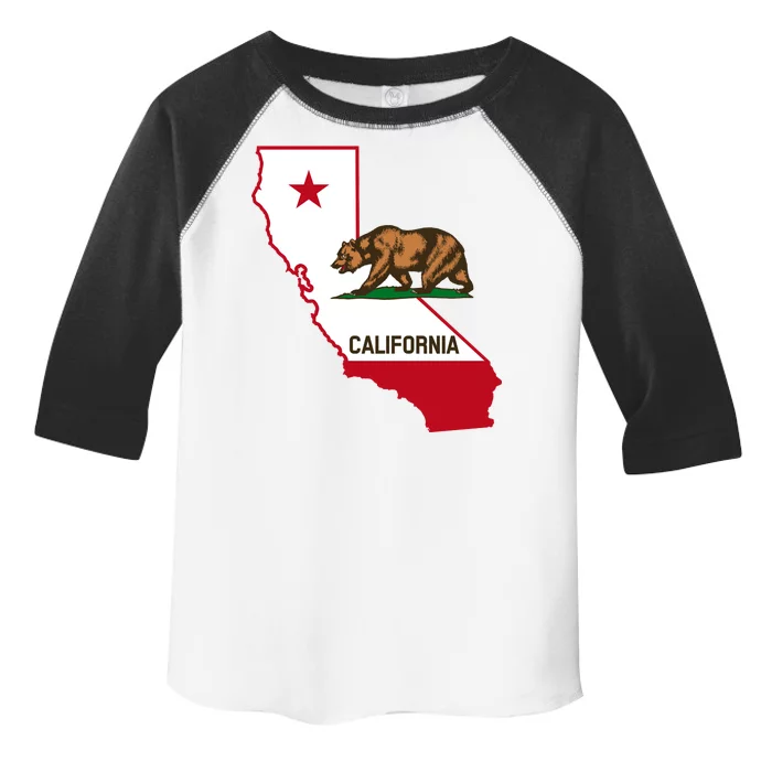 California State Bear Flag Toddler Fine Jersey T-Shirt