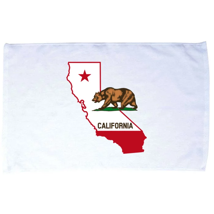 California State Bear Flag Microfiber Hand Towel