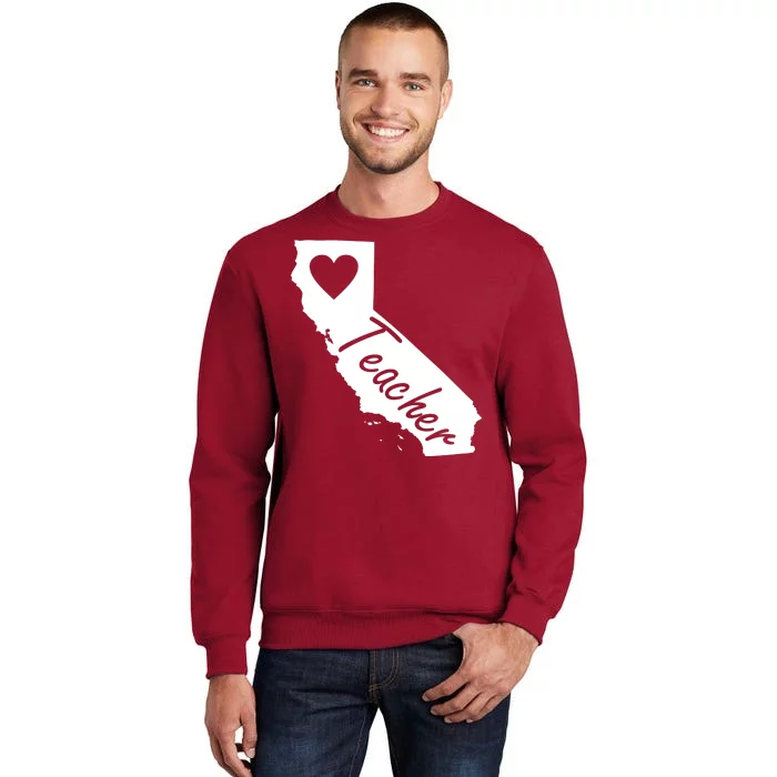 California State Teacher Red For Ed Sweatshirt