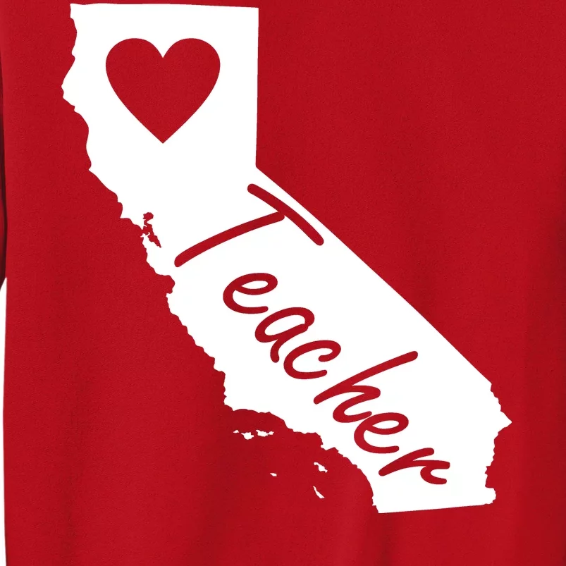 California State Teacher Red For Ed Sweatshirt