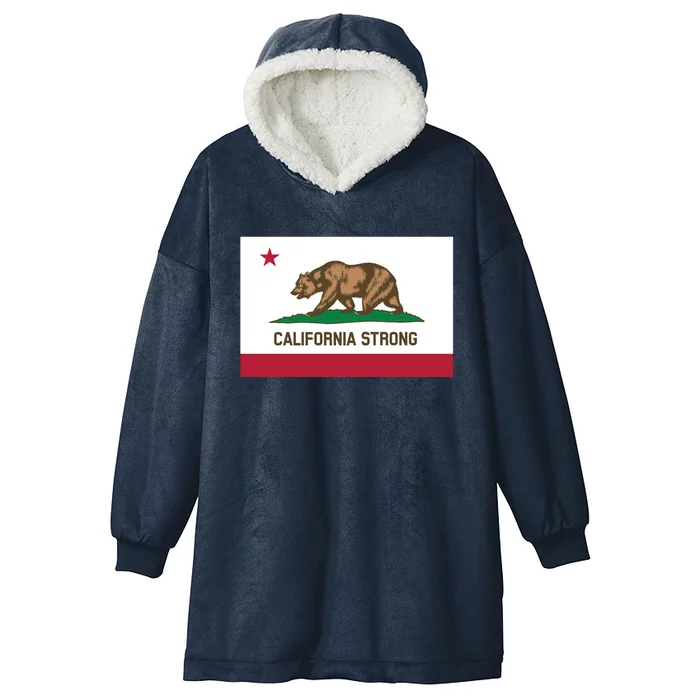 California Strong Flag Hooded Wearable Blanket