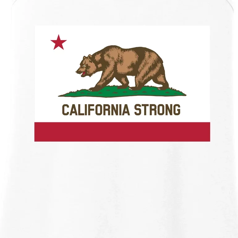 California Strong Flag Ladies Essential Tank