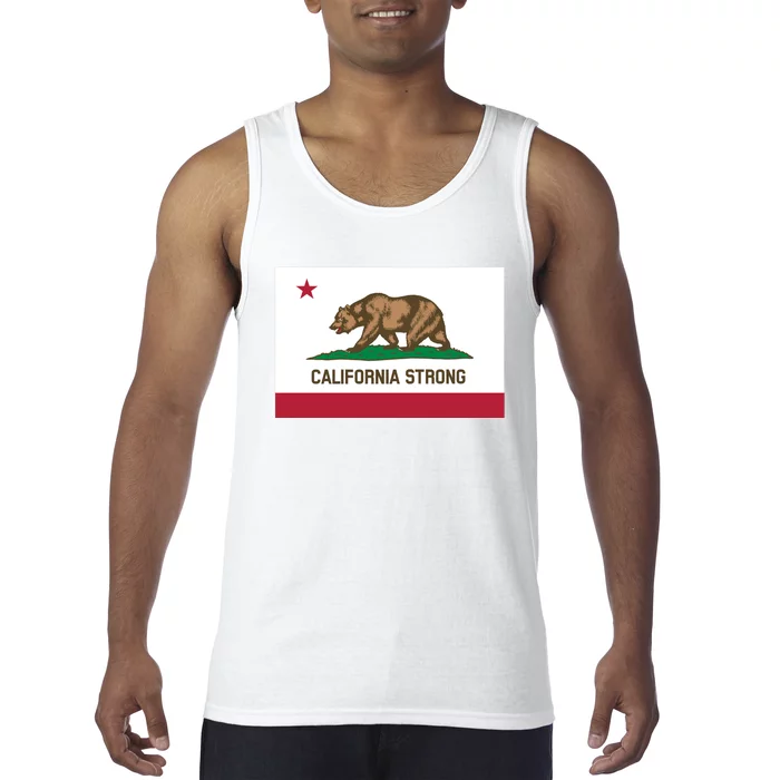 California Strong Flag Tank Top